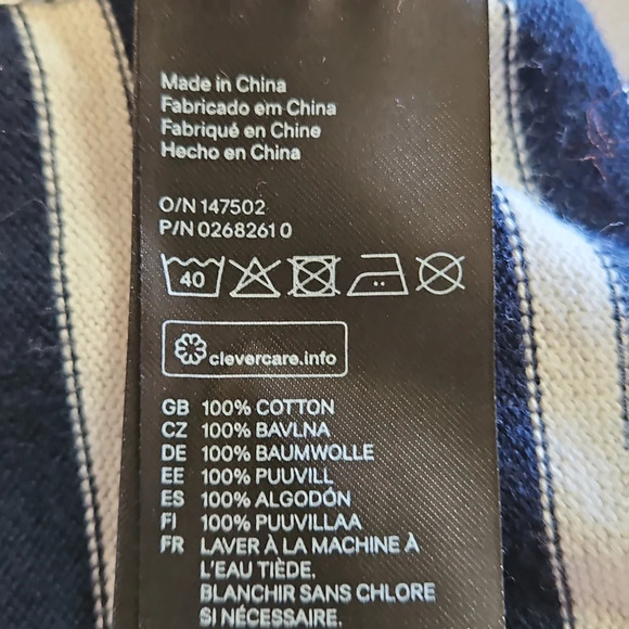 H&M Women's Blue & White Striped Sweater Size Small - Picture 9 of 9
